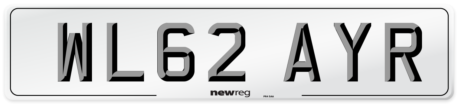 WL62 AYR Number Plate from New Reg